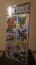 NOS Vintage 1984 Mark 1 Chrome Stickers, Parrots Birds Sheet CS37 Sealed, Mint picture