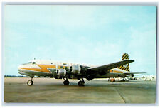 Curacao Aruba D.W.I Postcard Aerocondor Airplane c1950's Vintage Unposted picture