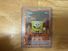 2025 Topps Chrome SpongeBob SquarePants Sponge Buck /25 Orange Refractor picture
