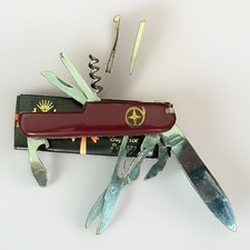 Diamond Superior 91mm Swiss Champ Red SAK Multi-Tool LAYER NOS WENGER K5007 picture