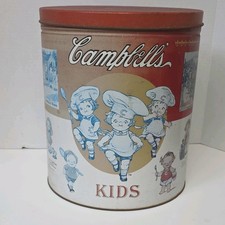 Campbell's Kids Advertising Tin w/ Lid,  picture