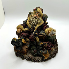 Boyds Santa & Friends Santa Christmas Resin Figurine Boxed J.M. Fisher 1995 picture