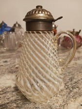 Northwood #229 Opalescent Crysanthemum Swirl Pitcher EAPG picture