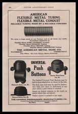 1924 General Phonograph Elyria Ohio Garford Motorcycle Universal Button Print Ad picture