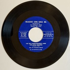 St. Anthony’s Guild 45 RPM Record - 1955 St Anthony’s Guild ALBUM 45 RPM picture