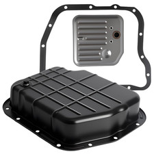 Transmission Oil Pan with Gasket, Drain Plug & Transmission Filter, for 46RE 47R picture