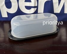 Tupperware Impressions Small Butter Dish Black Base Hold 1 Stick Butter New picture