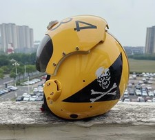 FULL SIZE VF-84 JOLLY ROGERS  HGU-33 FLIGHT HELMET NAVAL AVIATOR USN REPLICA 1:1 picture