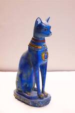 Great Blue Ancient Egyptian Goddess Bastet, Ancient Egyptian Cat, Bastet the cat picture
