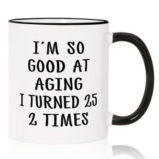 Aurahouse 50th Birthday Gifts for Women, Her, Him, Funny 50th Birthday Mug | ... picture