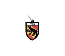 keychain key chain ring flag national souvenir shield switzerland bern picture