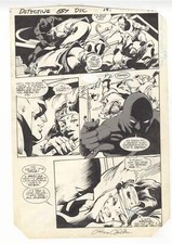 Detective Comics #557 Pg 15 Original Comic Art by Gene Colan - Batman & Catwoman picture