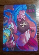 League of Legends, Jinx, Custom Art Card, SFW/NSFW, Sexy, Waifu, Double Sided picture