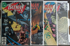 Batman #436-439 Year 3 Complete Set Mid-Grade Nightwing Robin DC Comics picture