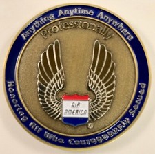 Air America Challenge Coin, Vietnam War, Laos Cambodia, Vintage Aviation CC-0101 picture