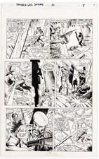 Punisher War Journal #20 Page 9 Tod Smith Original Comic Art Marvel Comics 1990 picture