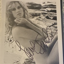 Jane Fonda Vintage B&W 8x10 Photograph hand signed autographed  picture