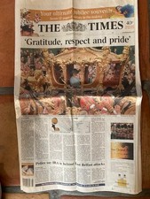 The Times Wednesday June 5, 2002 Gratitude, respect and pride - Queen Elizabeth picture
