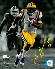Leonard Fournette Autographed LSU Louisiana State Tigers (Spotlight) 8x10 Photo picture