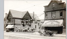 3800 LISBON AVE milwaukee wi postcard wisconsin street real photo rppc whiskey picture