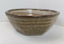 Vintage Ceramic Bowl Rustic Glazed Bowl Planter 8.5