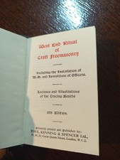 West End Ritual of Craft  Freemasonry 6th Edition masonic/583 picture