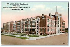 1917 West Philadelphia High School Philadelphia Pennsylvania PA Vintage Postcard picture