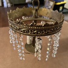 Vintage Spanish Chandelier Parts Lighting Restoration Parts 2 Light picture