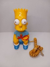 Bart Simpson Phone Corded Landline VTG 1990s Columbia Tel-Com Telephone BART-1 picture