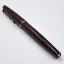 Montblanc Fountain Pen 14K Made in Germany 320 Bordeaux Tested Used picture