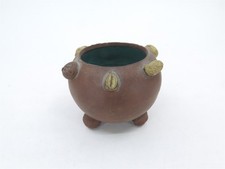 Antique Circa 1920s Chinese Yixing Zisha Stoneware Hundred Fruits Cup 3