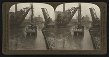 Railway bascule bridges over the Chicago River at 12th St., Chicago, U. S. A. picture