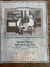 Vintage 1923 Calendar BOOT & SHOE MAKER Fort Worth Texas ~ Goodyear  Advertising picture