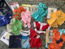 Vintage 1958 Peanuts Snoopy 10 outfits fits 18 inch plush and Snoopy chair lot picture