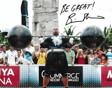 Brian Shaw autographed 8x10 photo Worlds Strongest's Man Legend RARE COA LOOK picture