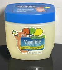 Vintage Vaseline Nursery Jelly Jar Petroleum Chesebrough Ponds USA 13 oz New NOS picture