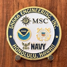 Shaka Engineering Honolulu Hawaii 30th Anniversary Challenge Coin  W#30 picture