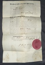 1855–1879 Episcopal Church Pew Deed & Surrender Documents – West Chester NY picture