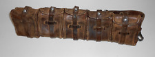 WW2 Swedish Leather Cartridge Bandolier Belt  picture
