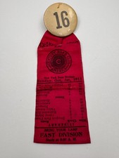 Vintage Bicycle Race Ribbon and Bike Number 1911 RARE SURVIVOR SHIPS FREE IN USA picture