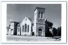 Washington Kalona Iowa IA Postcard RPPC Photo First Christian Church c1940's picture