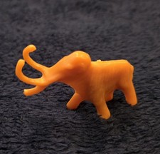 RARE Molded Woolly Mammoth unique and rare ORANGE coloring 2 & 1/2