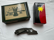 Spyderco x Mcnees x Lynch NW McBee CTS-XHP Wharncliffe Blade Titanium Handles picture