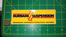 VINTAGE BURBANK STICKER DECAL OLD STOCK ORIGINAL picture
