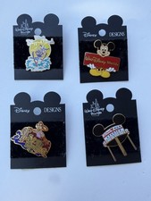 NWT VTG Disney Pins Lot of 4 Splash Mountain Blizzard Beach MGM Mickey Mouse  picture