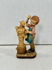 ANRI Ferrandiz 20 Years Of Love Wood Carved Hand Painted Italy picture