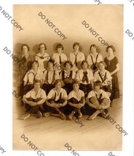 Antique 1925 Girls Womens Basketball Team High School Female Sports Photo picture