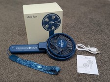 New, Very Rare - Disney Adventure DCL Disney Cruise Line Foldable Portable Fan picture