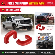 GMC Sierra 1500 Tow Hook Covers Red Vertical 2019-2026 picture