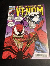 AMAZING VENOM #1 C Signed By Erik LARSEN HOMAGE VARIANT MARVEL COMICS NYCC 2026 picture